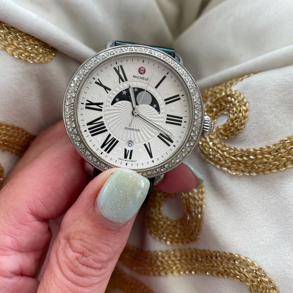 Michele Serein Diamond Moon Phases Watch - Picture 5 of 5